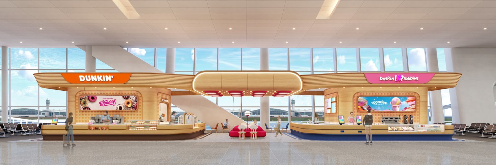 SPC 비알코리아 ‘인천공항 스카이점’ 전경. 사진제공｜SPC
