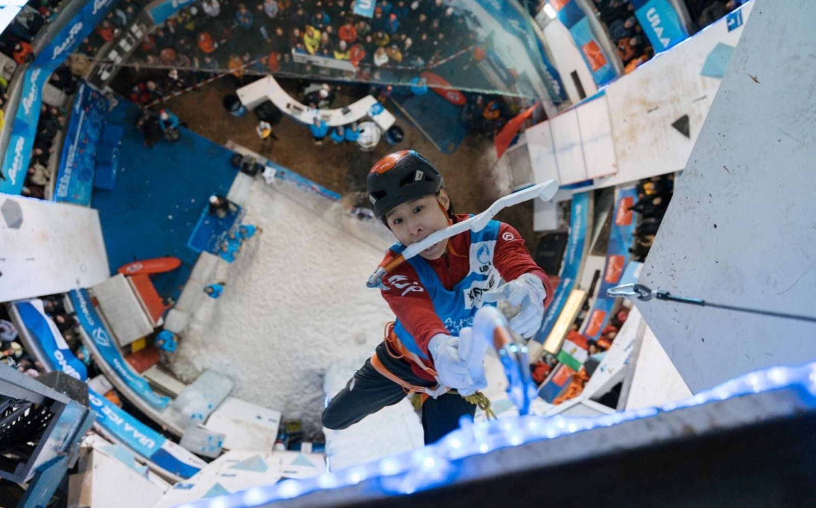 신운선의 경기 모습   사진 출처 ｜ UIAA