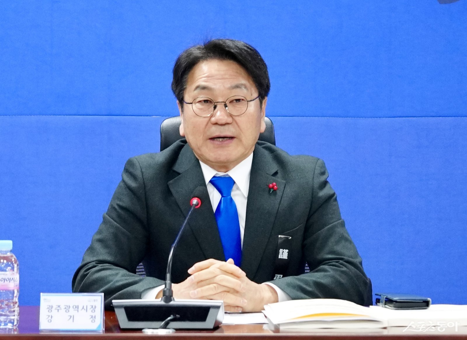 강기정 광주광역시장이 오는 29일부터 광주전남 통합에 대해 전남도민들을 직접 만나 소통하는 ‘광주전남 통합 도민과의 상생토크’를 개최한다고 밝혔다. 사진제공 ㅣ광주광역시