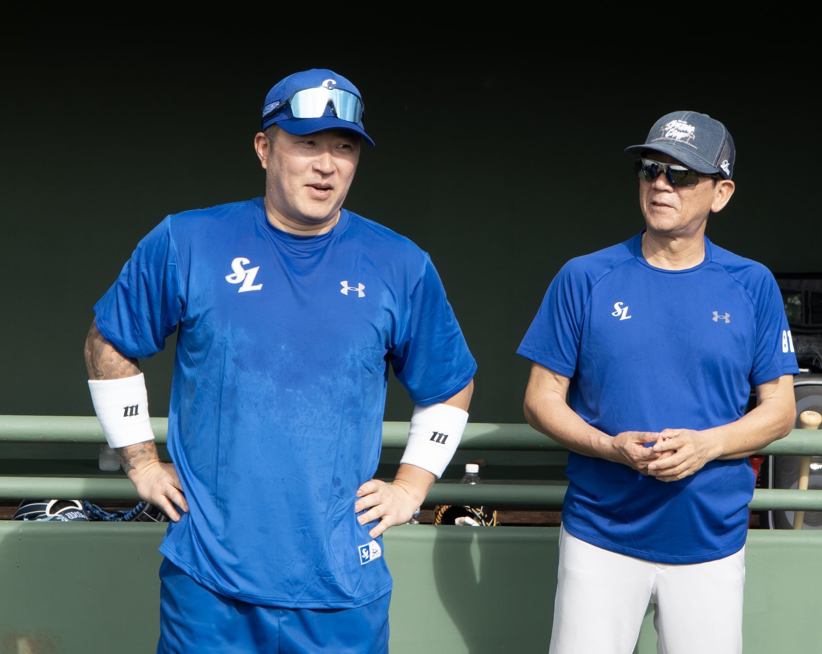 구자욱, 디아즈, 최형우, 김영웅으로 이어지는 삼성의 ‘KDKC 쿼텟’은 2002, 2003년 최강의 중심타선으로 평가받았던 ‘이마양 트리오’를 떠올리게 할 만큼 위력적이라는 평가를 받는다. 삼성 최형우(왼쪽). 사진제공ㅣ삼성 라이온즈