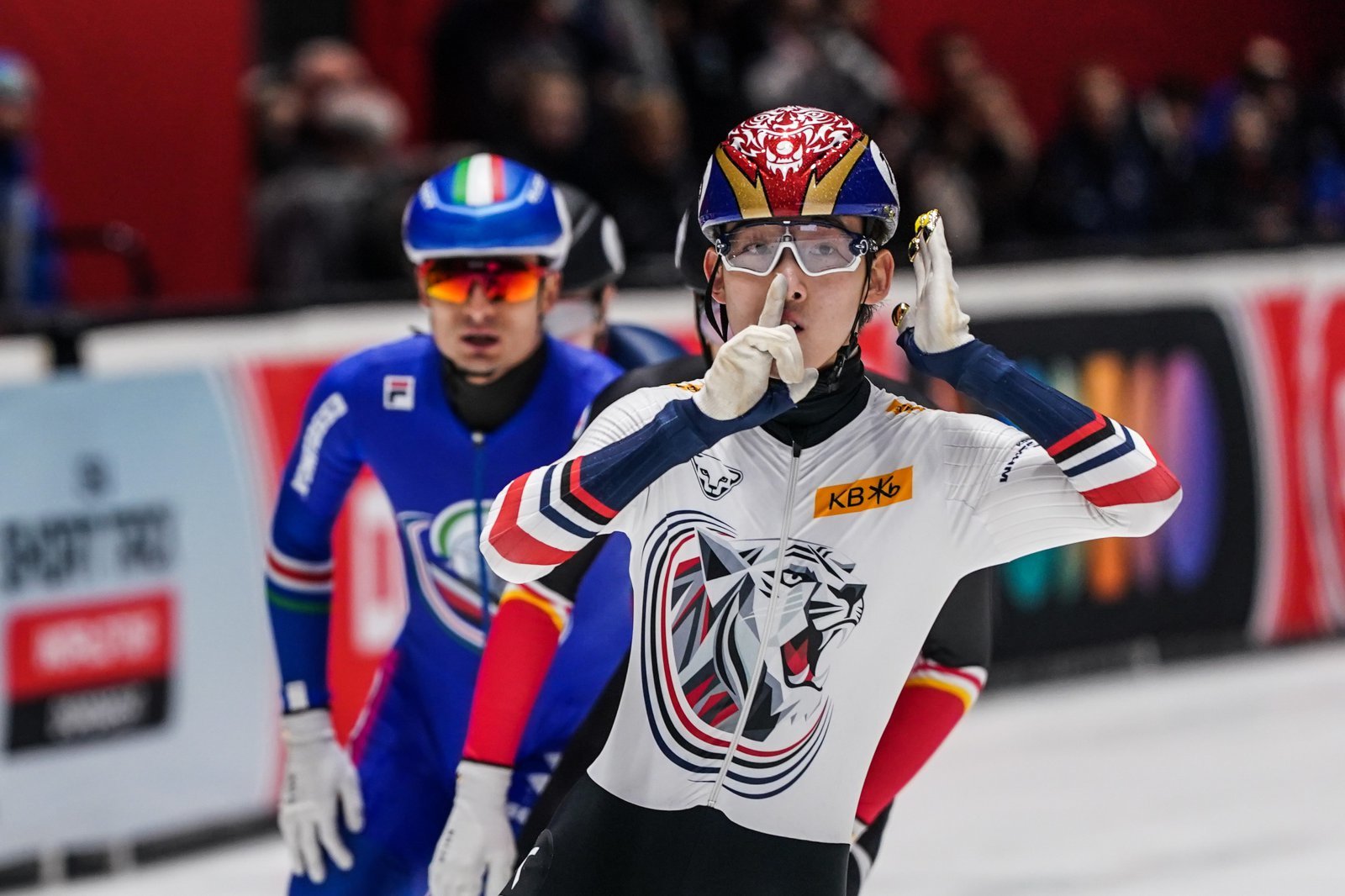 시니어 데뷔무대부터 강렬한 인상을 남긴 임종언은 밀라노올림픽 쇼트트랙대표팀의 강력한 금메달 후보로 꼽힌다. AP뉴시스