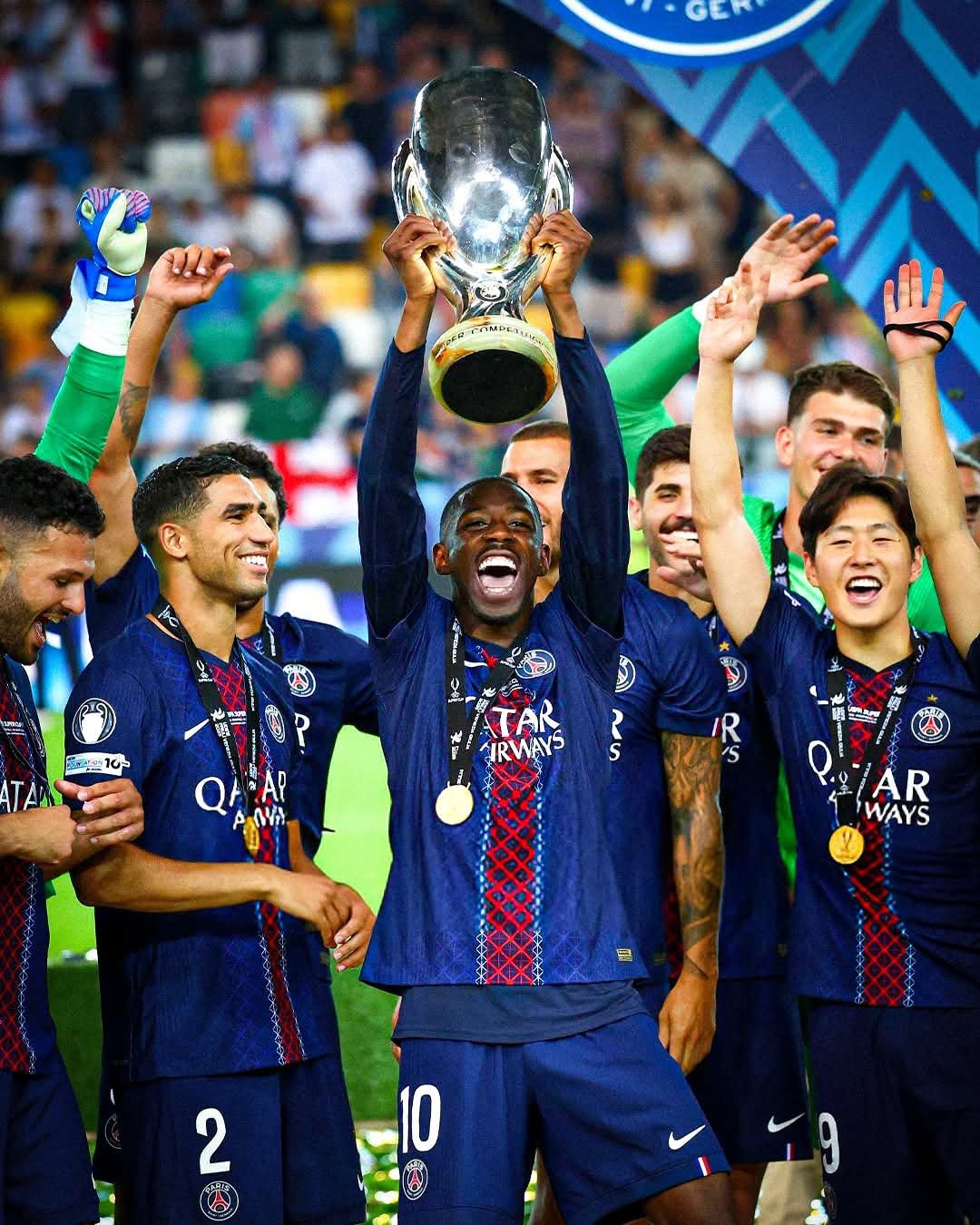 우스만 뎀벨레. 사진출처|PSG 페이스북