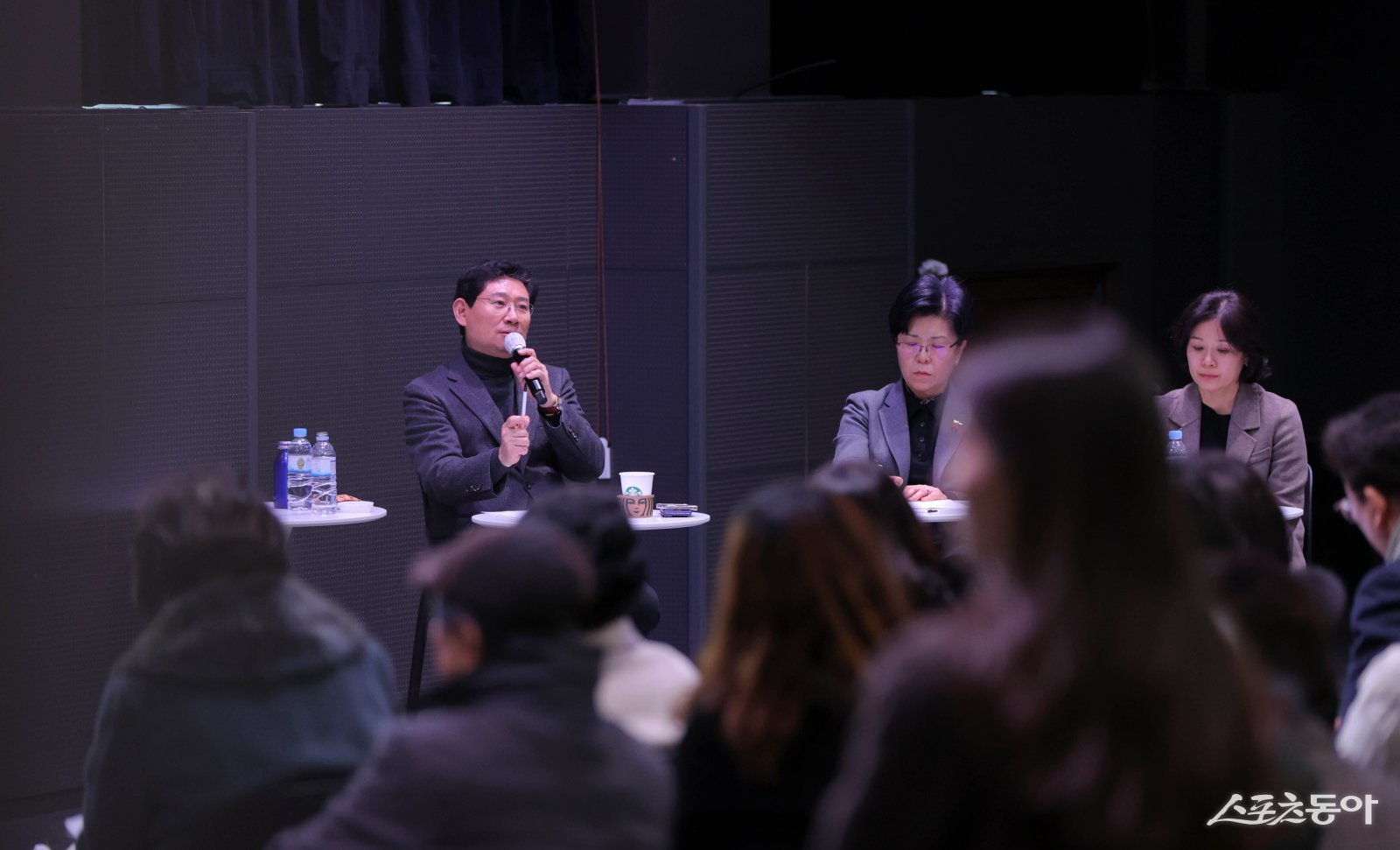 지난 1월 30일 오전 용인미디어센터에서 기흥구 구갈동과 보라동 지역 주민과의 간담회가 열렸다. 사진제공｜용인시