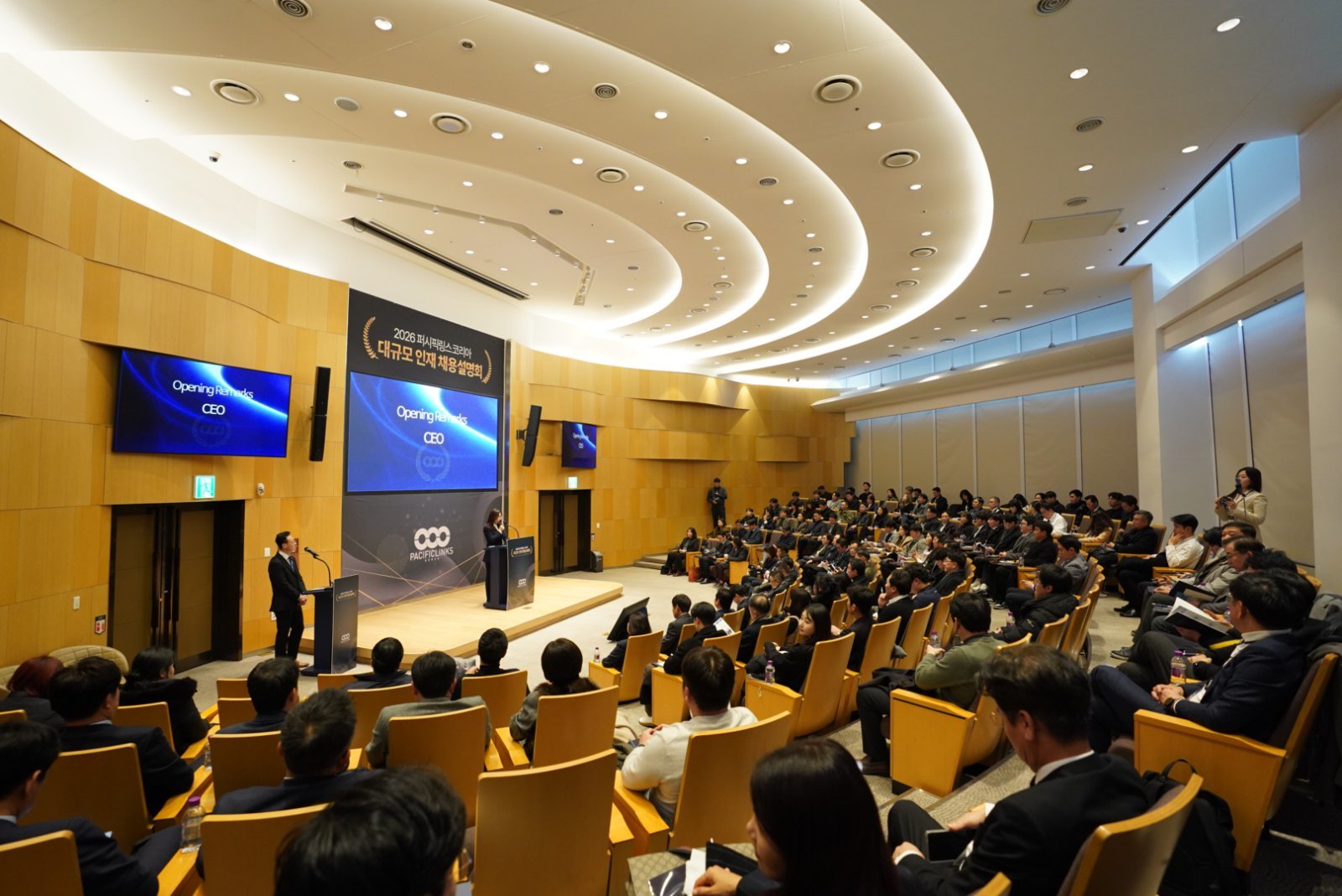 퍼시픽링스코리아가 3일 개최한 채용설명회 현장. 사진제공 | PLK