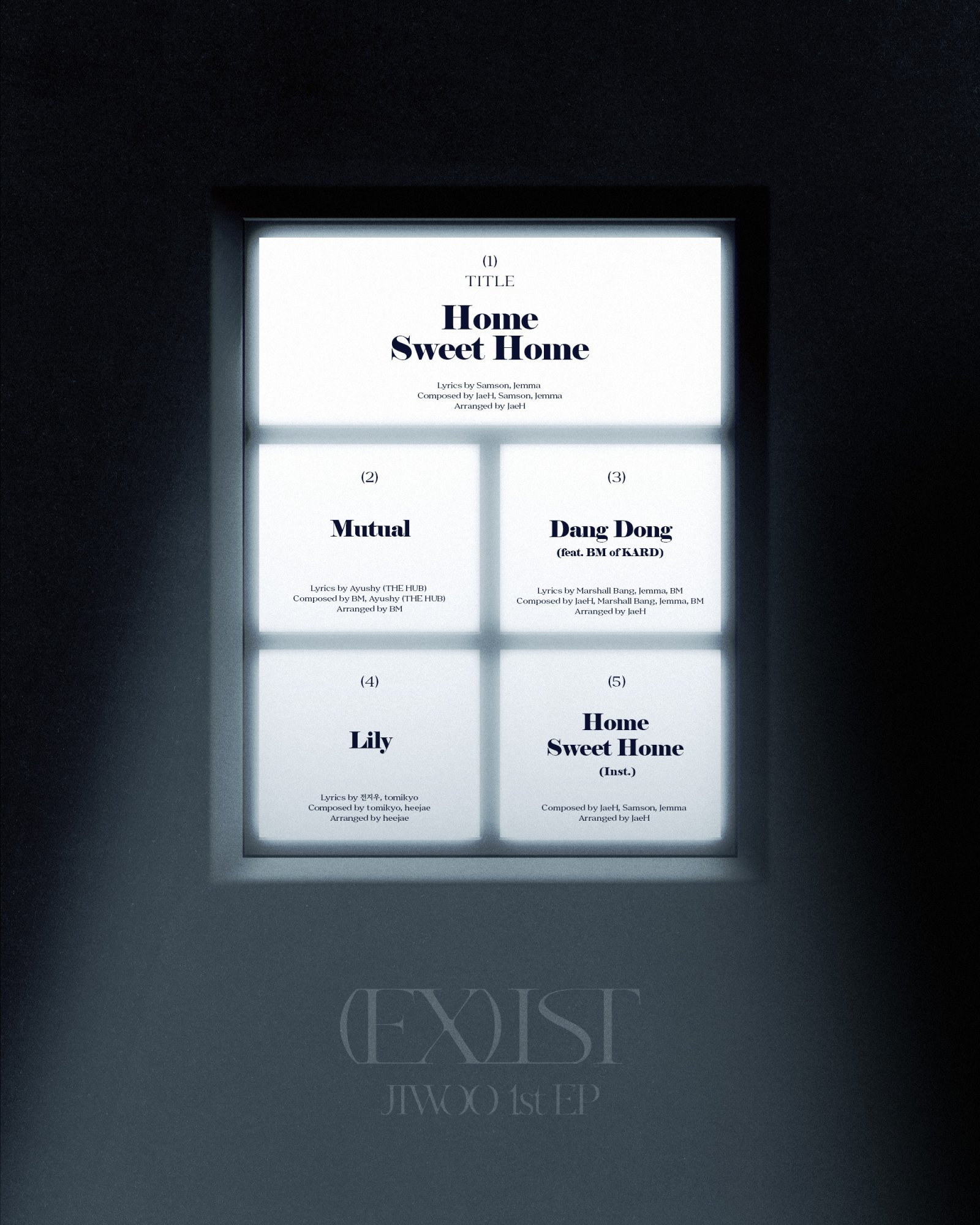 카드 전지우, 솔로 ‘(EX)IST’ 트랙리스트 공개