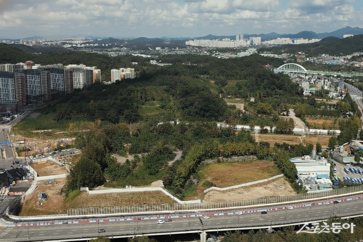 국방대 종전부동산 부지 전경. 사진제공ㅣ고양시 