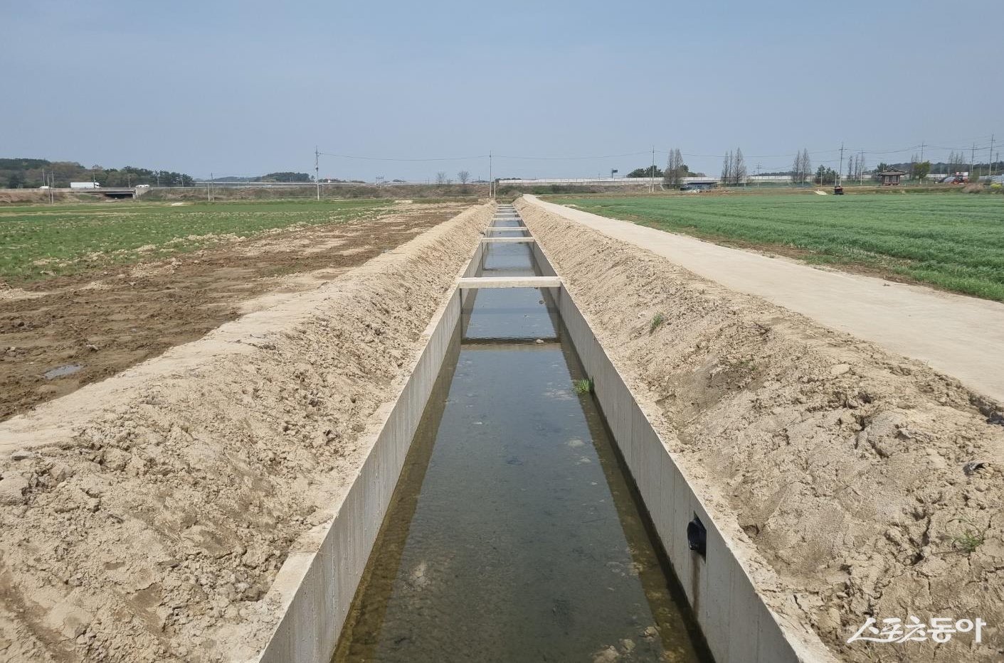 관내 용배수로 공사 후 모습. 사진제공=정읍시