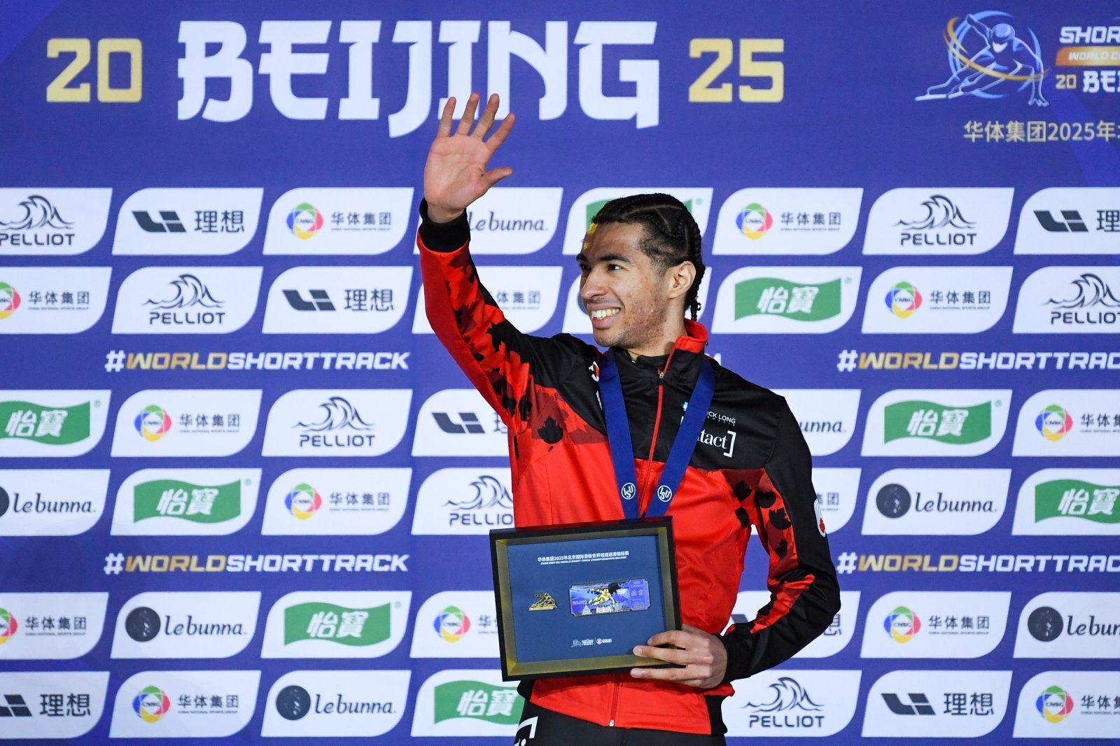 캐나다의 쇼트트랙 강자인 남자부 윌리엄 단지누(사진), 여자부 코트니 사로는 한국 선수들의 강력한 경쟁자로 꼽힌다. 신화뉴시스