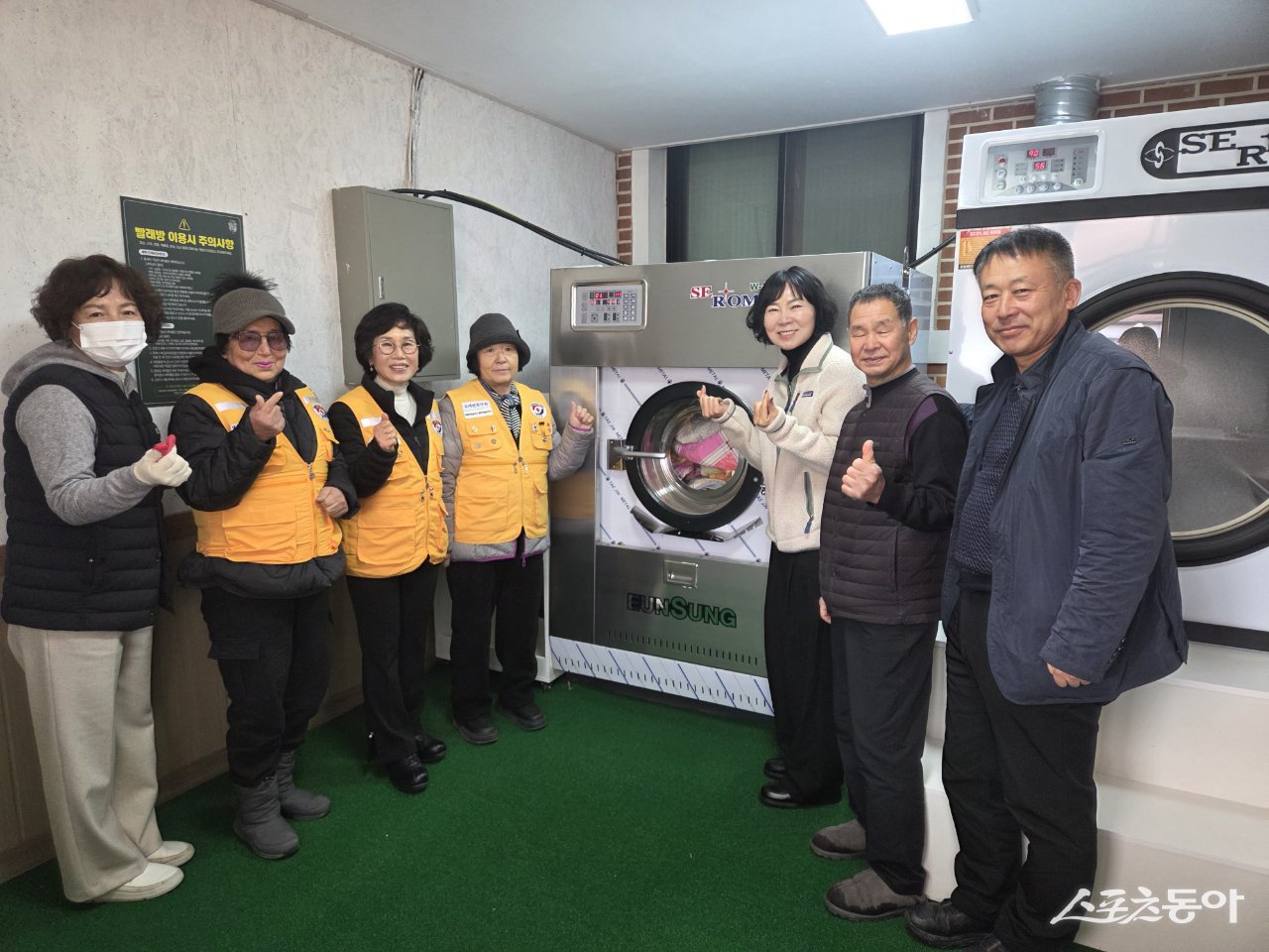담양군 고서면이 고향사랑기금 공모사업으로 설치한 마을공동빨래방이 문을 열고 시범운영에 들어갔다.  사진제공=담양군