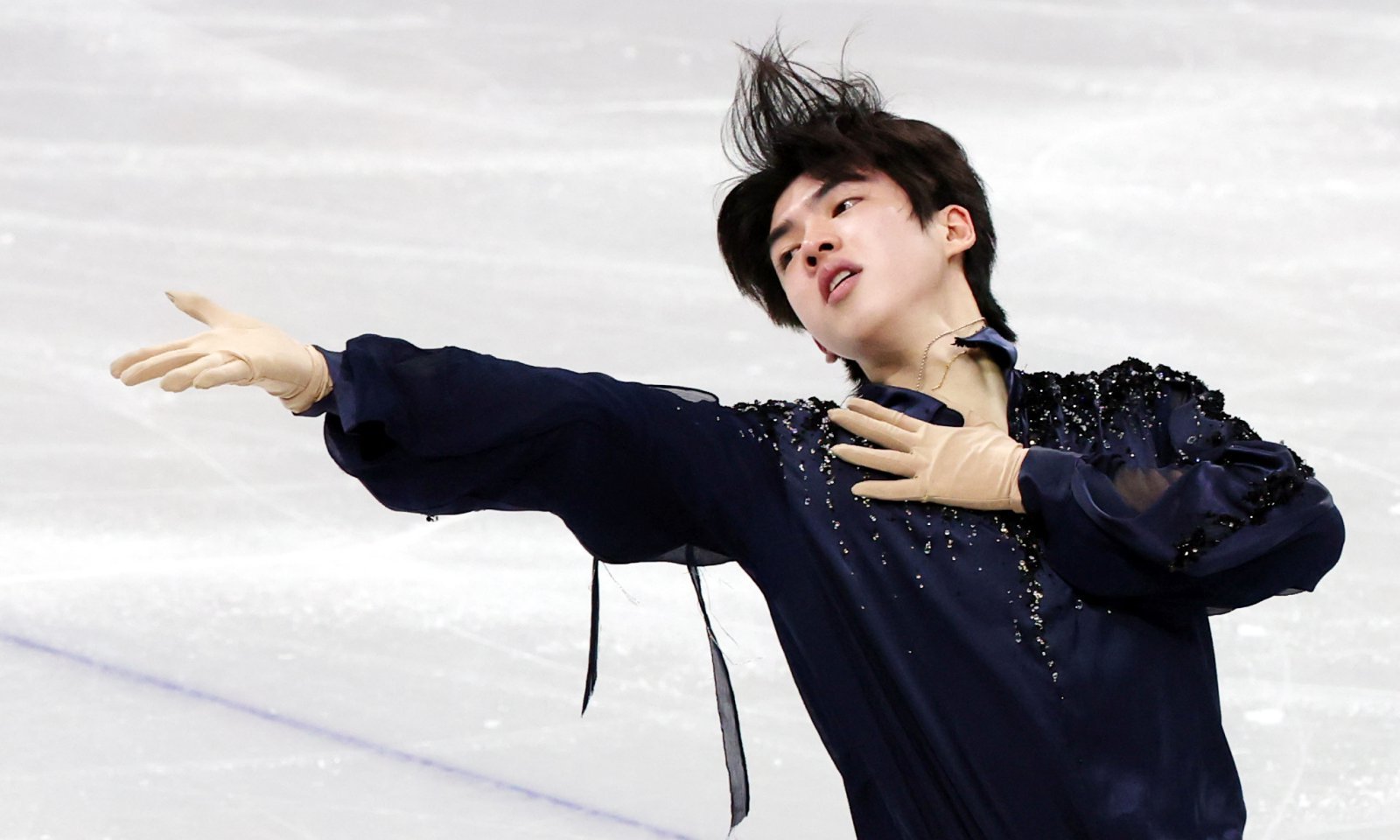 차준환이 11일(한국시간) 밀라노올림픽 피겨 남자 싱글 쇼트프로그램에 출전한다. 메달을 위한 첫 관문이다. 8일 단체전 쇼트프로그램에서 연기를 펼치는 차준환. 밀라노｜뉴시스