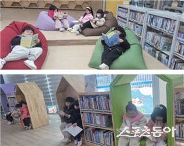 경상북도교육청 공간재구조화사업으로 변모한 안계초와 영해초등학교. 사진제공 ㅣ 경북교육청
