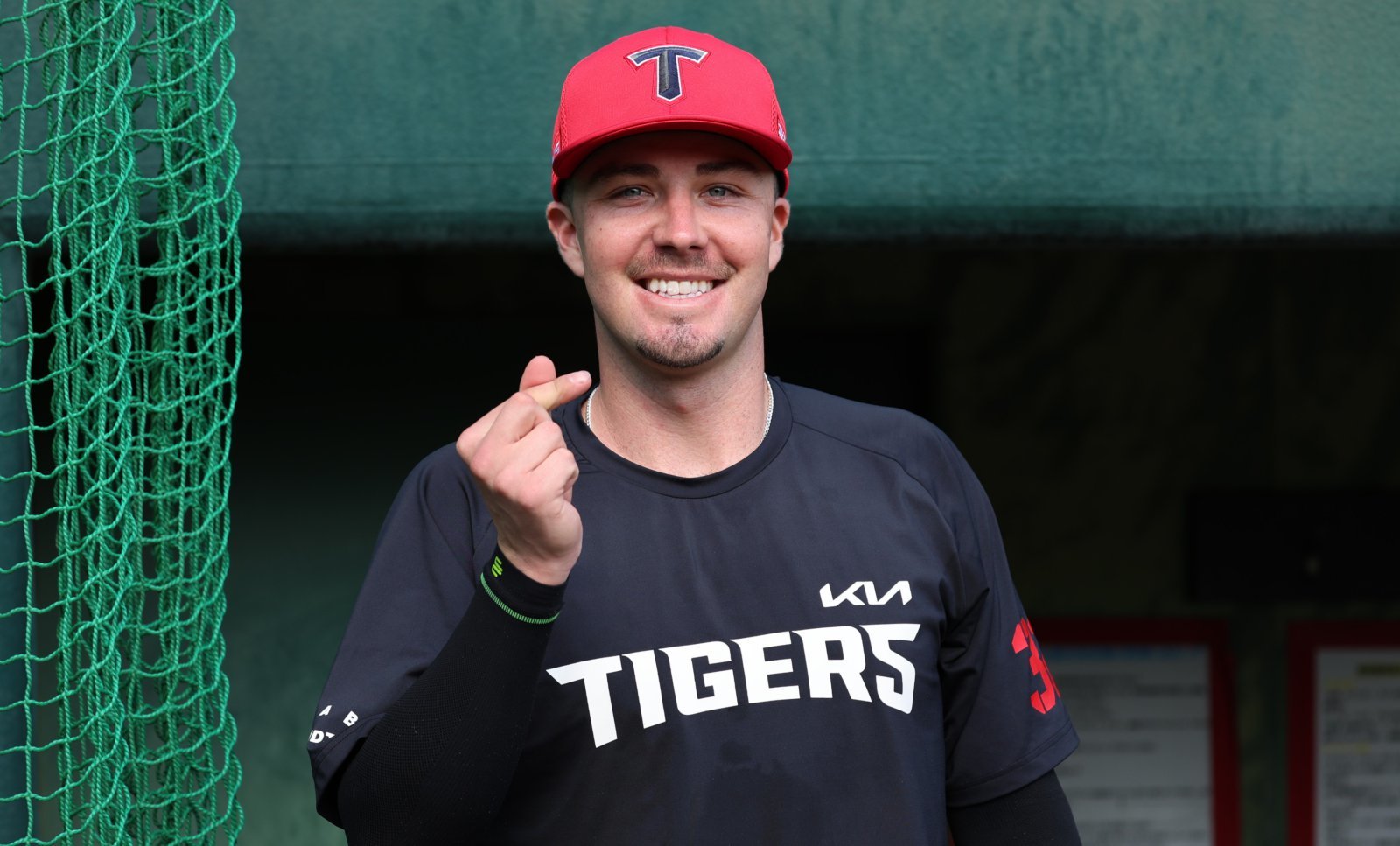 KIA 아시아쿼터 제리드 데일은 2026시즌 팀의 1번타자이자 내야사령관으로 많은 기대를 받고 있다. 사진제공｜KIA 타이거즈