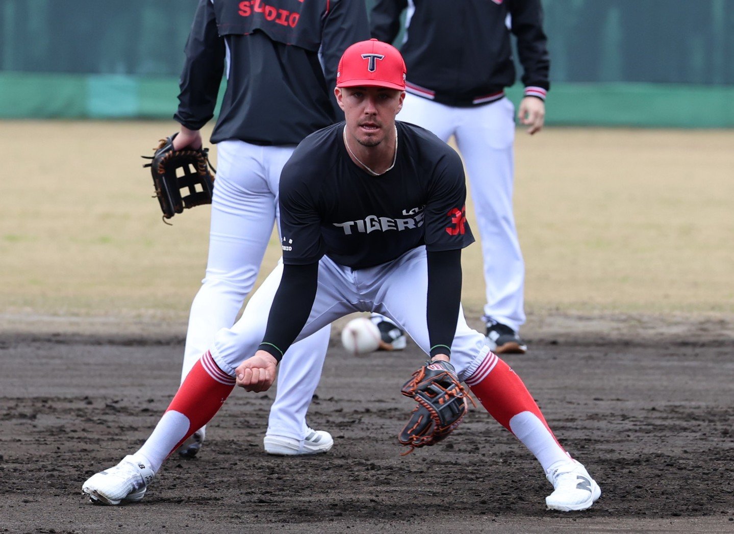 KIA 아시아쿼터 제리드 데일은 2026시즌 팀의 1번타자이자 내야사령관으로 많은 기대를 받고 있다. 사진제공｜KIA 타이거즈