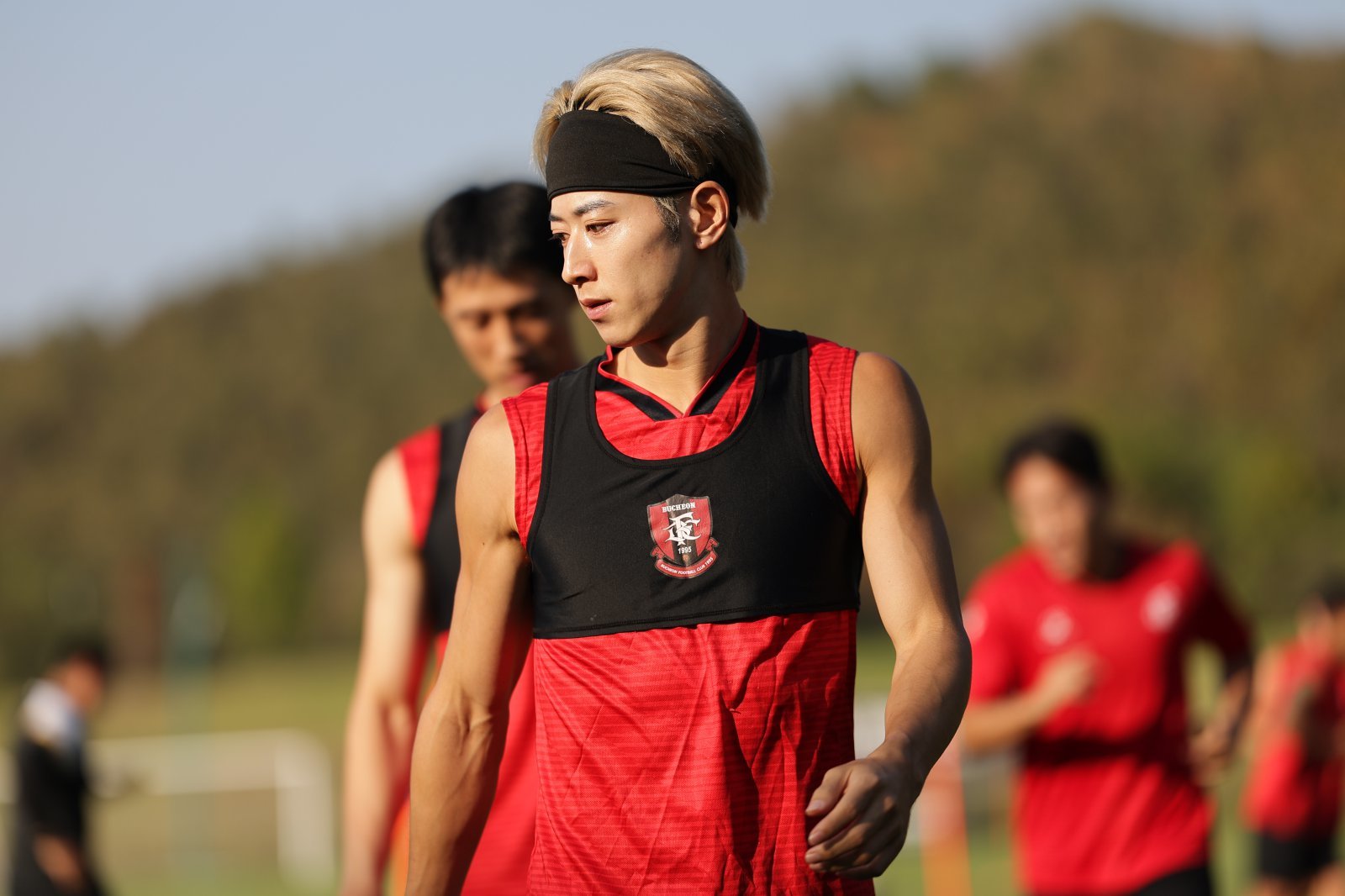 부천 카즈가 지난달 태국 치앙마이에서 열린 1차 동계전지훈련을 소화하고 있다. 사진제공｜한국프로축구연맹