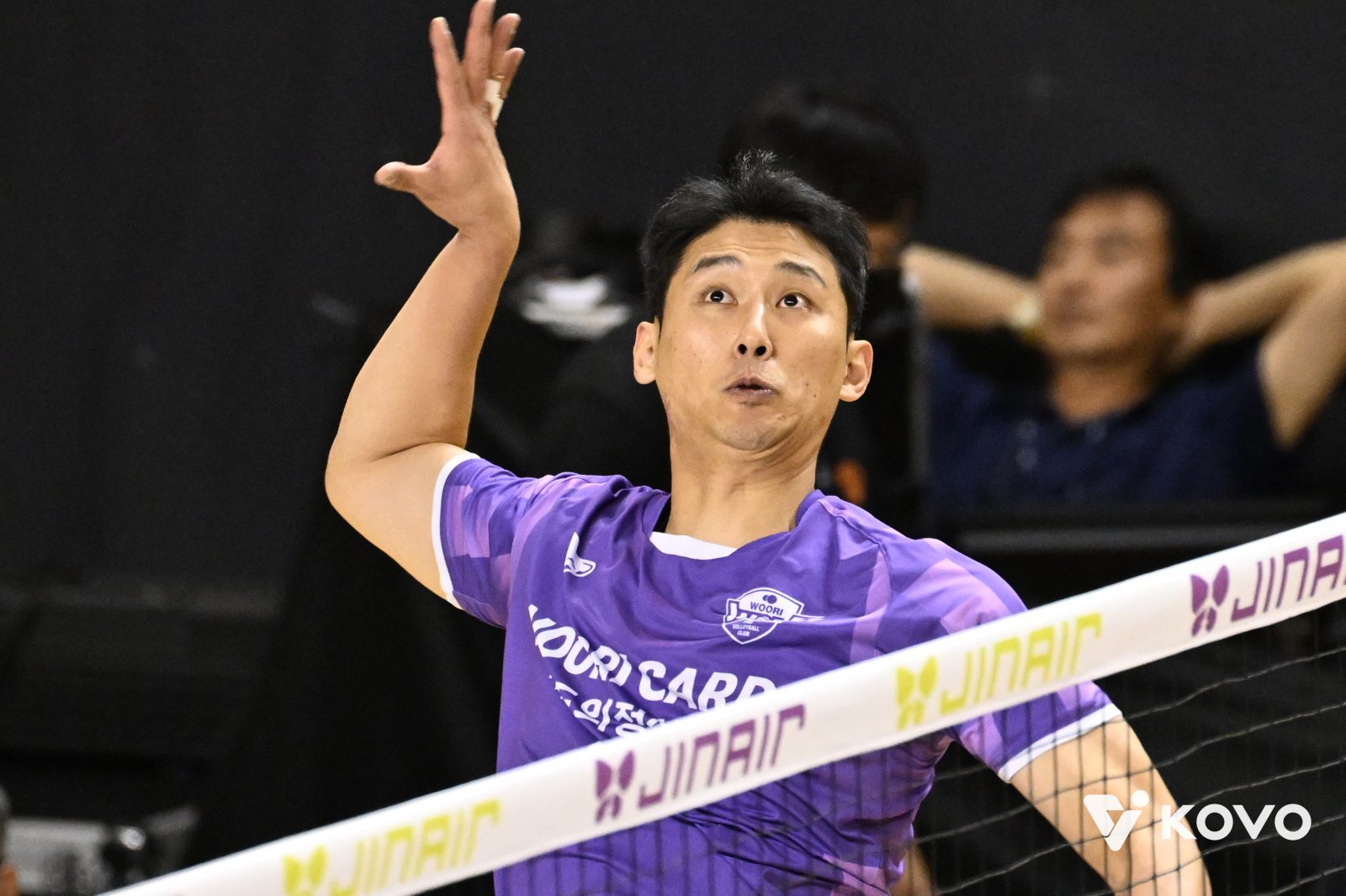 우리카드는 아웃사이드 히터 이시몬과 한성정(사진)이 살림꾼 역할을 톡톡히 해내며 팀의 도약에 앞장서고 있다. 사진제공│KOVO