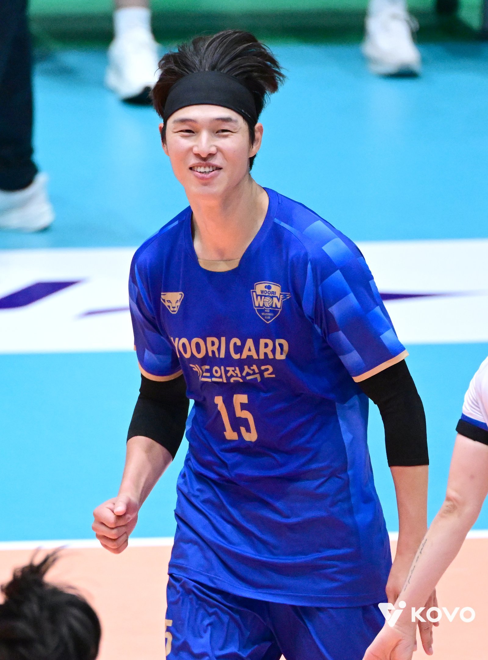 우리카드는 아웃사이드 히터 이시몬(사진)과 한성정이 살림꾼 역할을 톡톡히 해내며 팀의 도약에 앞장서고 있다. 사진제공│KOVO