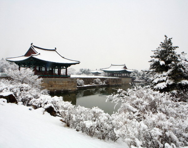 동궁과 월지 겨울 풍경. 사진제공 ㅣ 경주시
