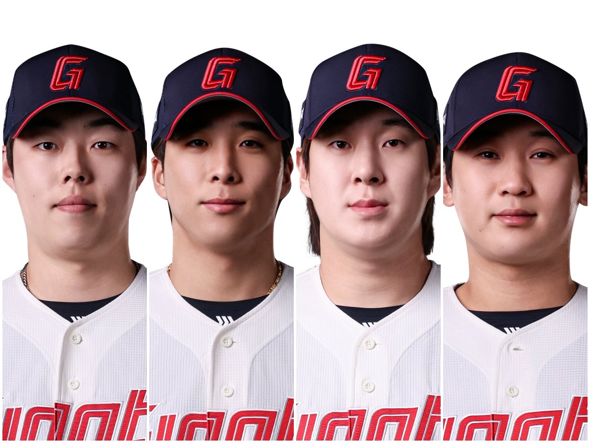 스프링캠프 기간 대만의 사행성 게임장에 출입한 고승민, 김동혁, 나승엽, 김세민이 KBO 상벌위원회에 회부됐다. 사진제공｜롯데 자이언츠