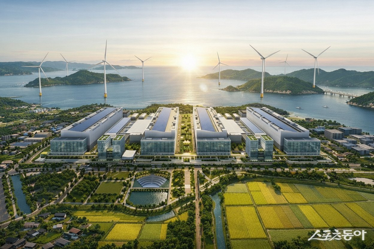 반도체 후보지 조감도. 사진제공│