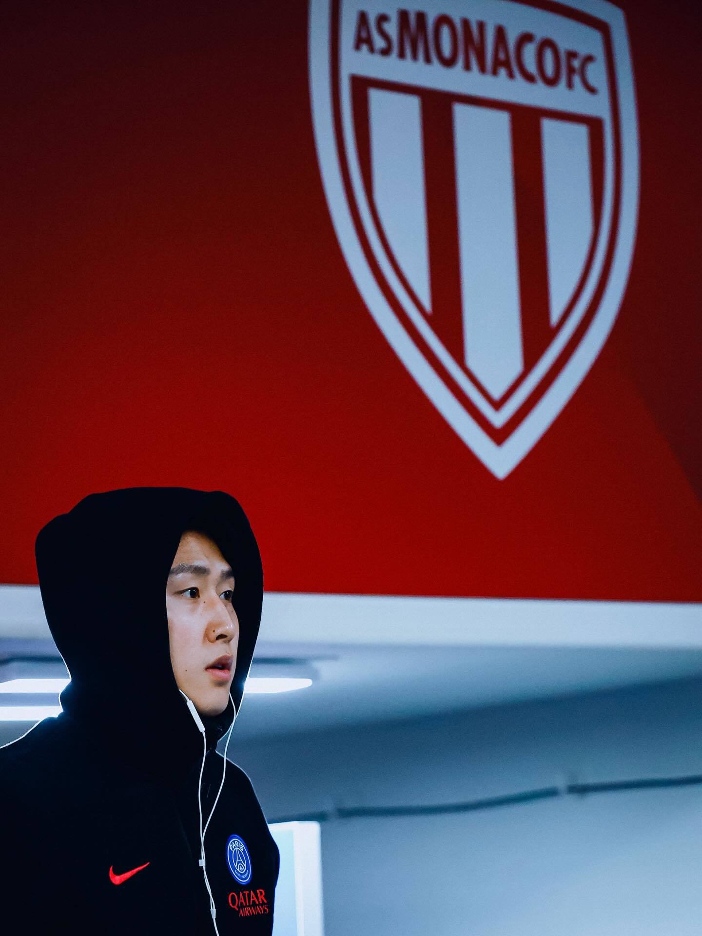 PSG 이강인이 18일(한국시간) 스타드 루이 2세 경기장에서 열린 모나코와 UCL 16강 PO 원정경기서 후반 24분 교체 출전해 3-2 승리에 힘을 보탰다. 사진출처｜PSG 페이스북