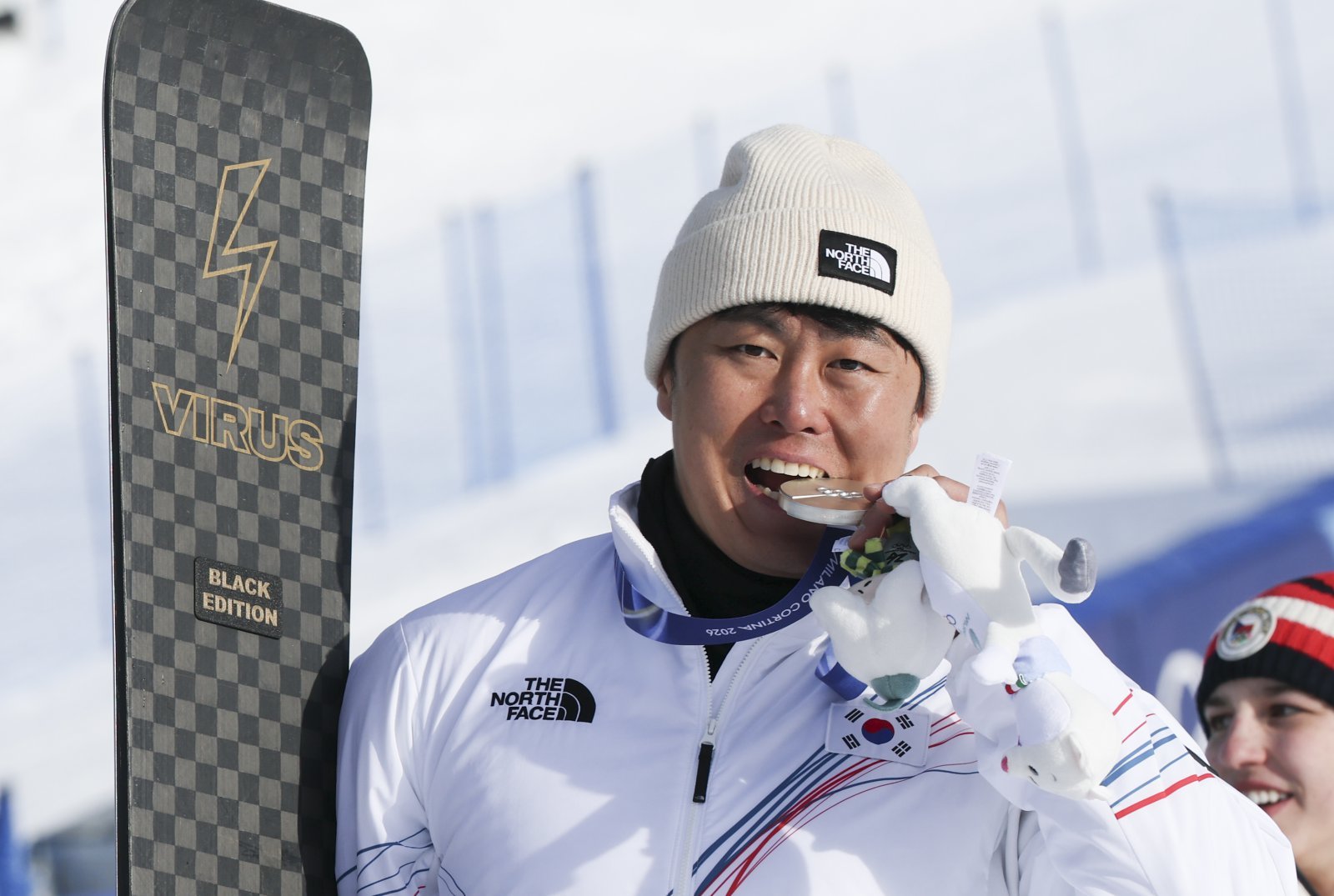 한국 스노보느드는 2026밀라노·코르티나담페초올림픽에서 최가온(금메달), 김상겸(은메달), 유승은(동메달)이 총 3개의 메달을 가져오며 경쟁력을 입증했다. 남자 평행대회전 은메달리스트 김상겸. 리비뇨ㅣ뉴시스