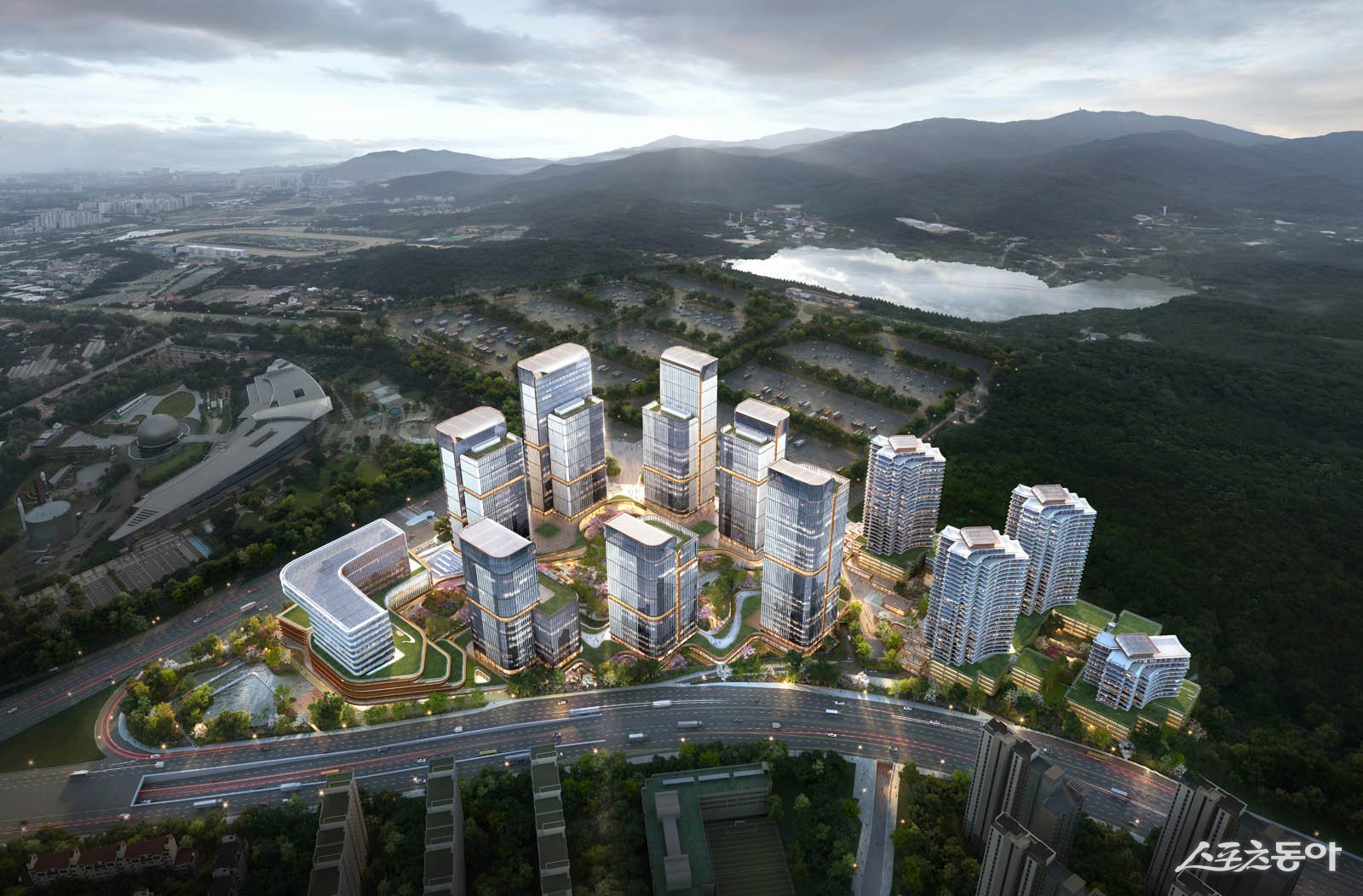 과천시와 과천도시공사는 오는 2월 26일 오후 4시 과천시민회관 소극장에서 ‘과천과천 공공주택지구 기업유치 설명회’를 개최한다(조감도). 사진제공|과천시