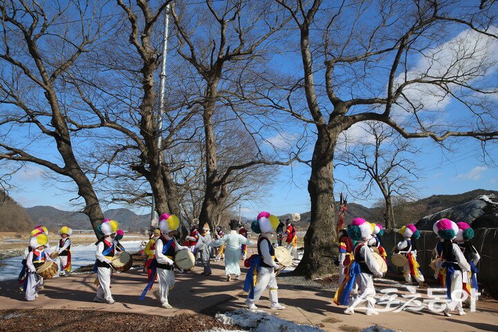 2025년 한천농악 정월대보름 행사 모습. 사진제공 I 화순군