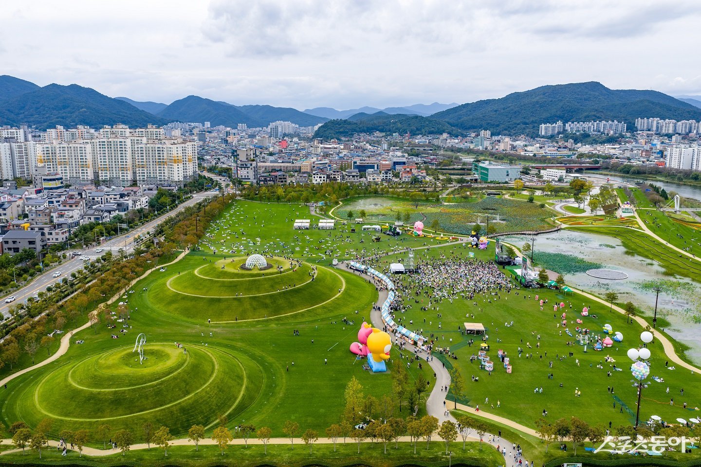 순천 오천그린광장 전경. 사진제공│순천시