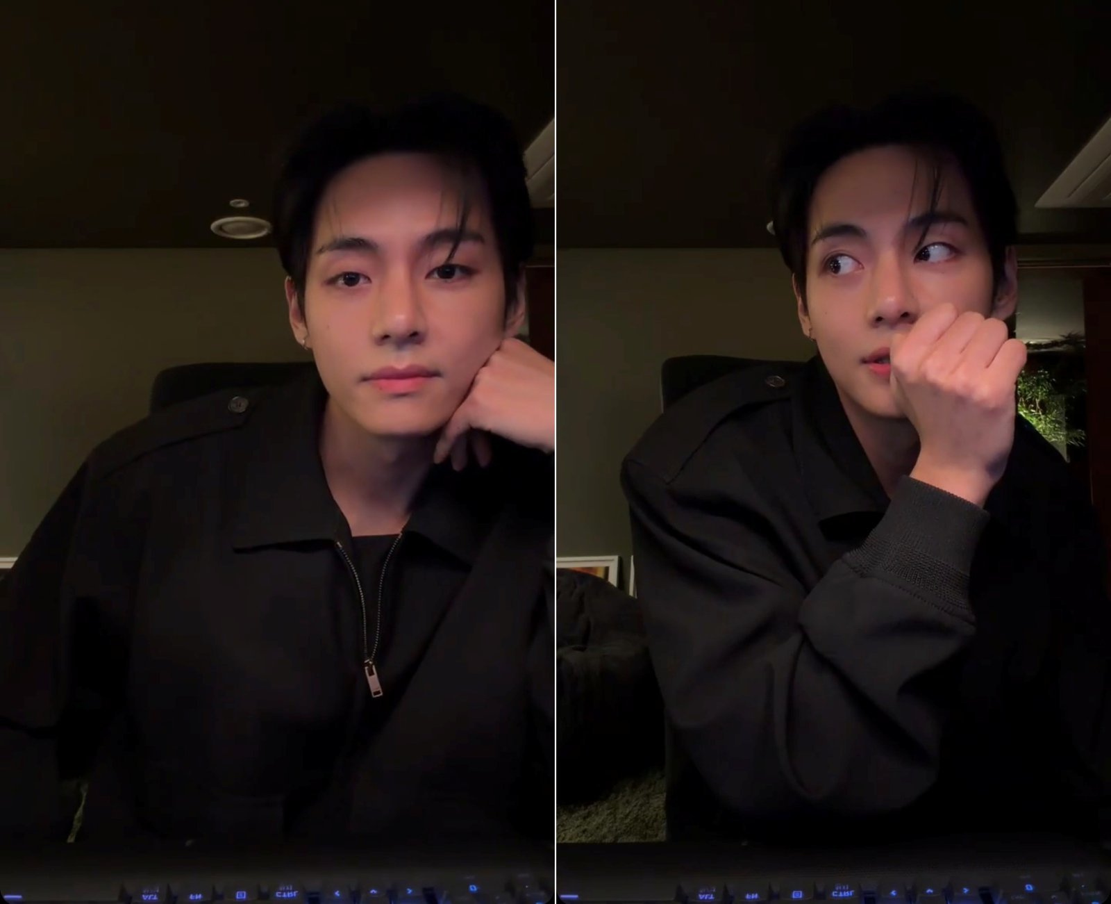 방탄소년단 뷔의 라이브 방송