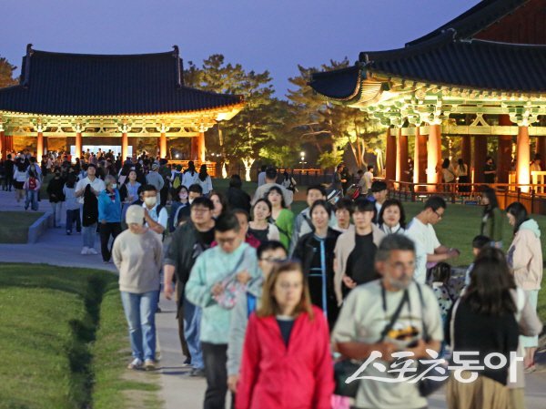 설 연휴 기간 경주시를 찾은 관광객이 지난해보다 크게 늘어난 것으로 나타났다. 사진제공 ㅣ 경주시