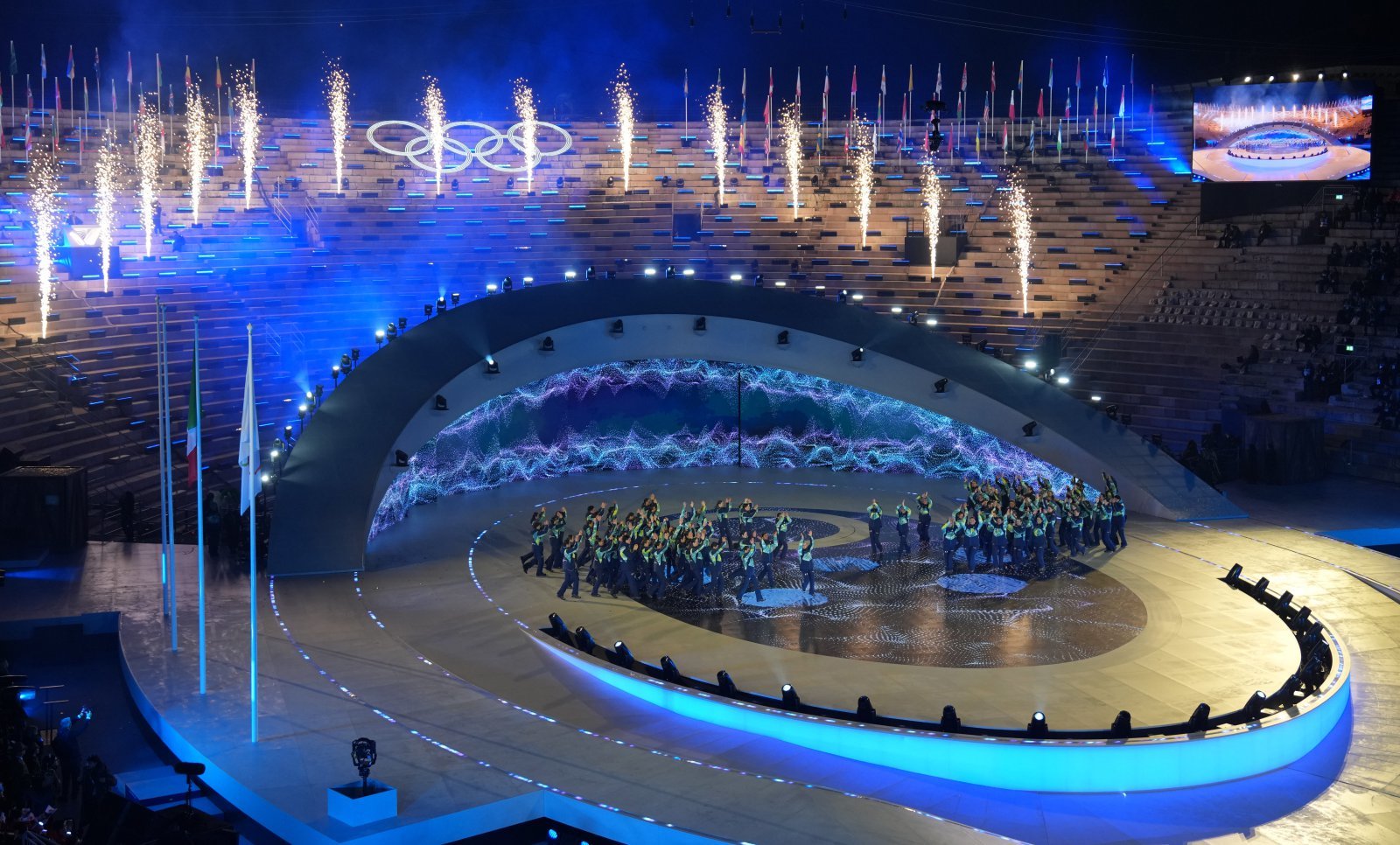 2026밀라노·코르티나담페초동계올림픽이 23일(한국시간) 베로나 아레나에서 열린 페회식을 통해 막을 내렸다. 베로나ㅣ신화뉴시스