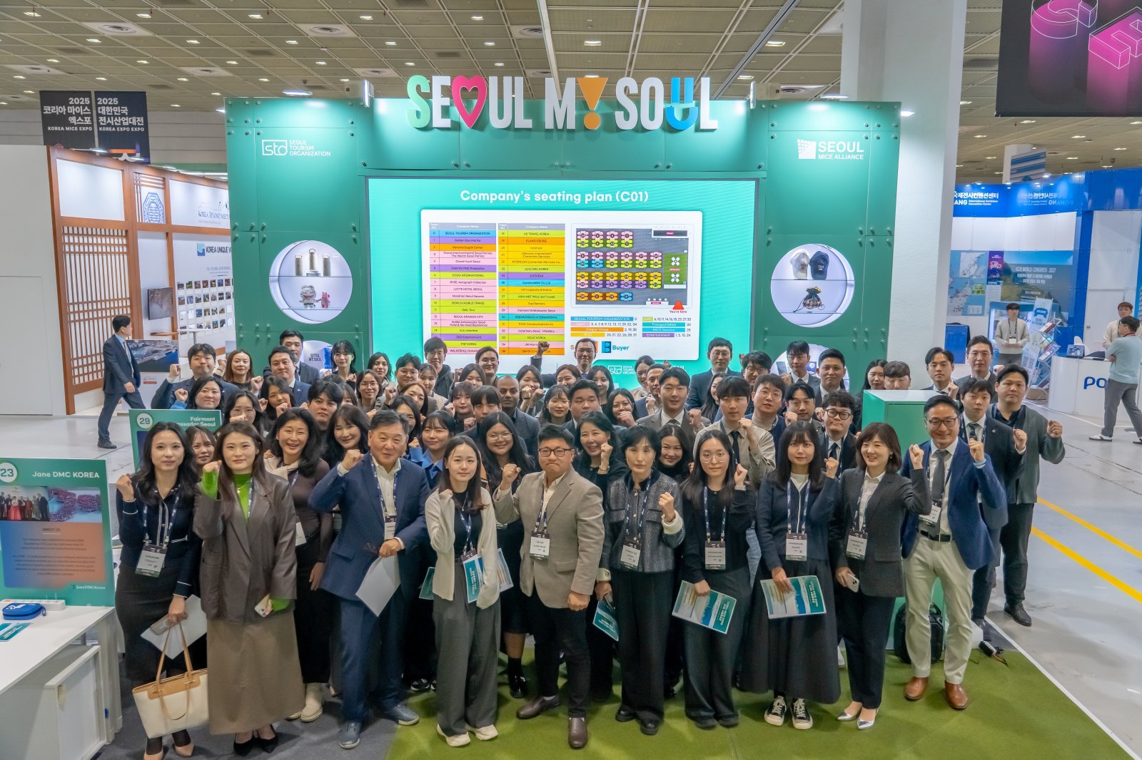 2025 Korea MICE Expo에 공동 참가한 65개 SMA 회원사