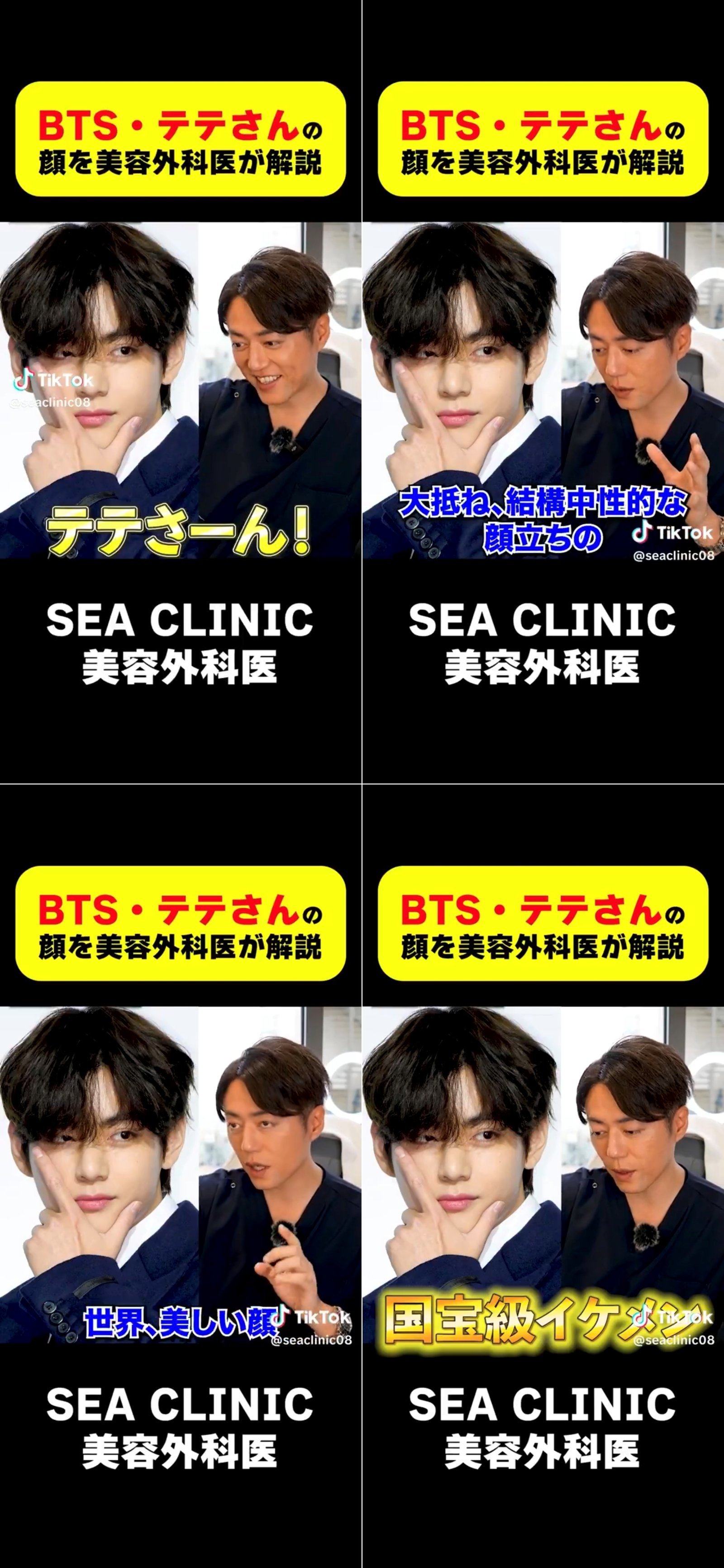 일본 성형전문의의 뷔 얼굴 분석