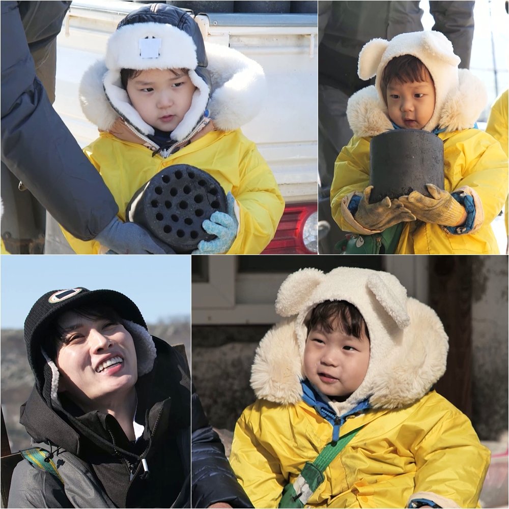 김준호 子 은우·정우, 3.65kg 연탄 번쩍…‘슈돌’ 최연소 봉사