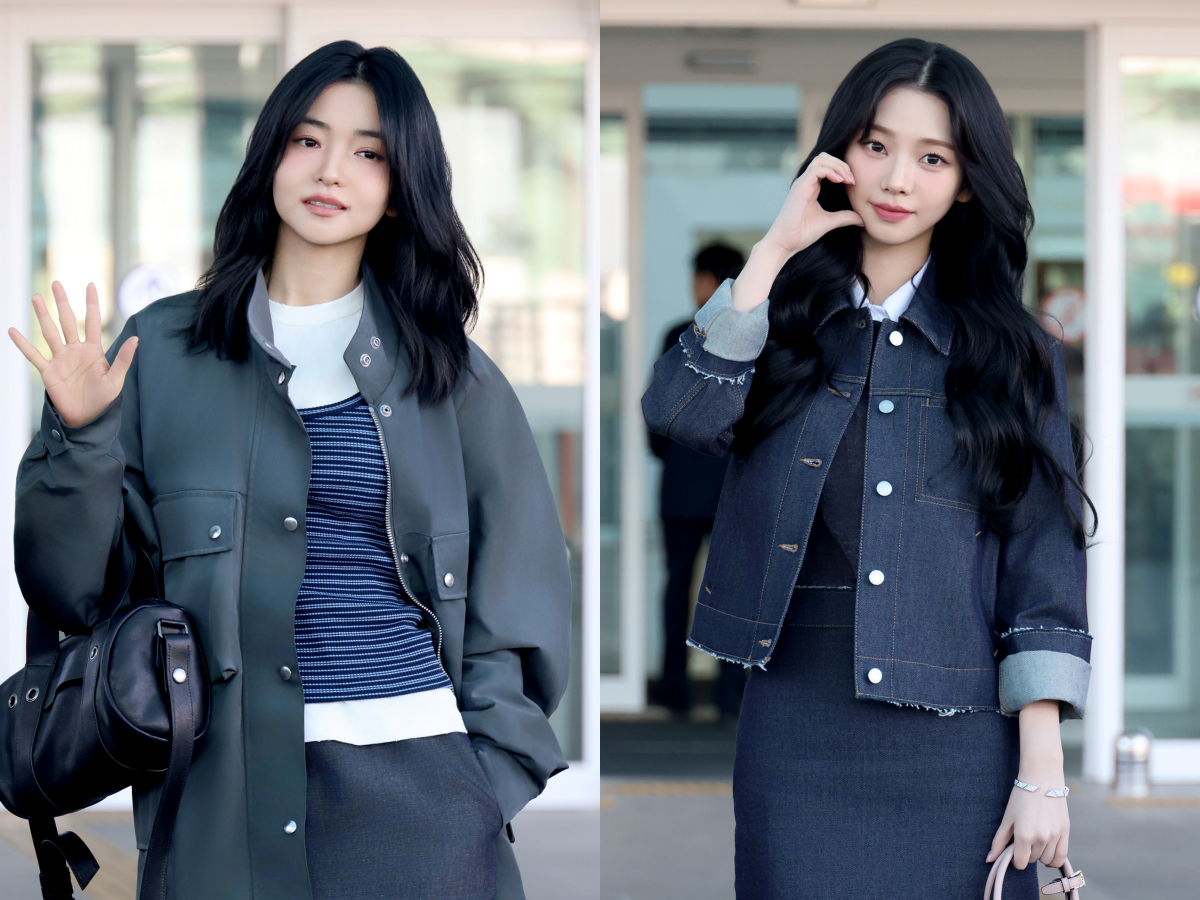 김태리·카리나, 밀라노 출국…청순 vs 바비 공항 격돌 [화보]