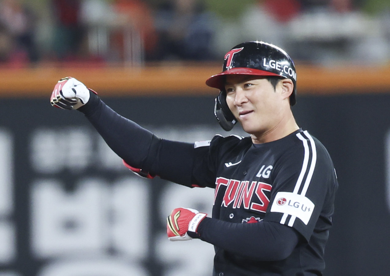 LG 오지환. 뉴시스