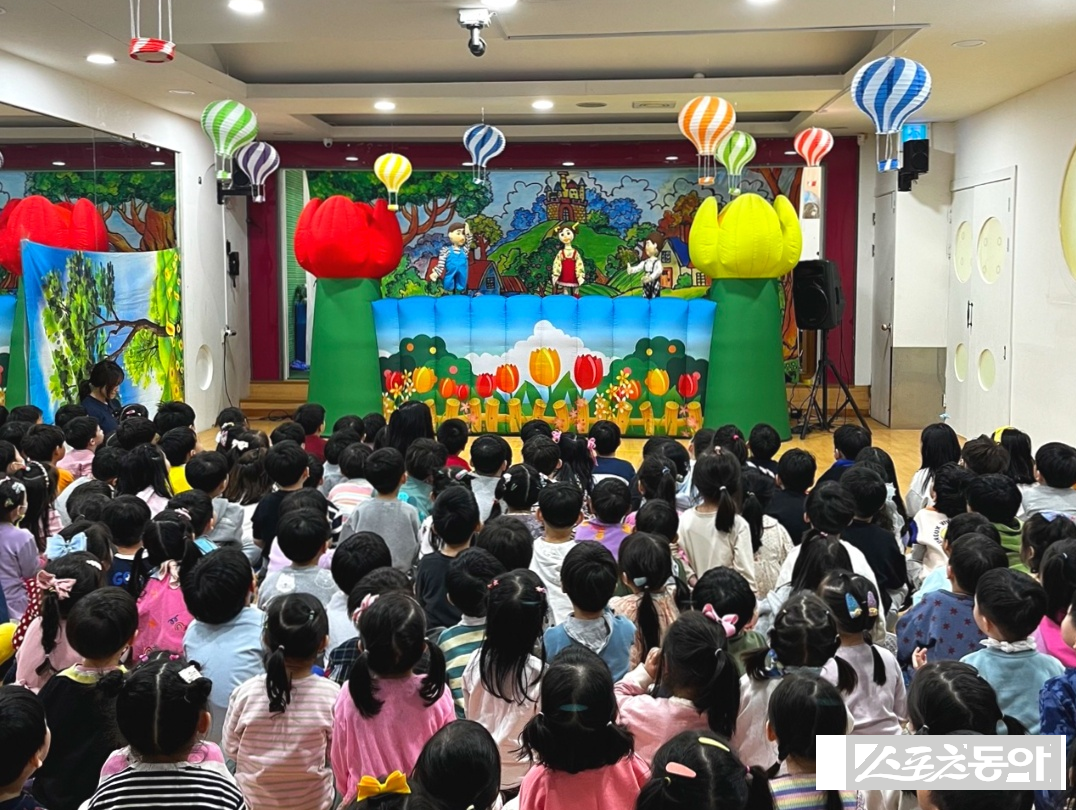 지난해 진행된 감염병 예방 인형극. 서초구 제공