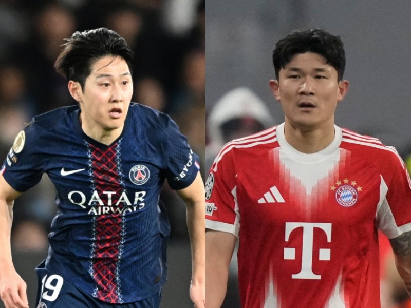 UCL 16강에서 PSG 이강인(왼쪽)은 첼시를 상대하고, 바이에른 뮌헨 김민재는 아탈란타와 만난다. 파리·뮌헨｜AP뉴시스