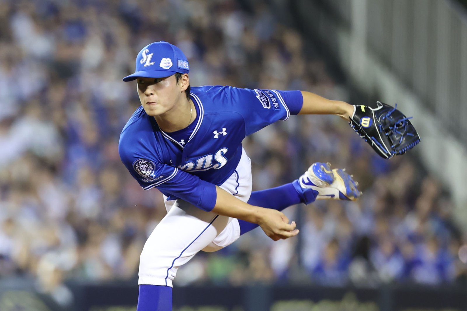 삼성은 투수 원태인, 맷 매닝, 이호성이 캠프 도중 팔꿈치 통증으로 이탈하는 악재를 마주했다. 삼성 이호성. 뉴시스