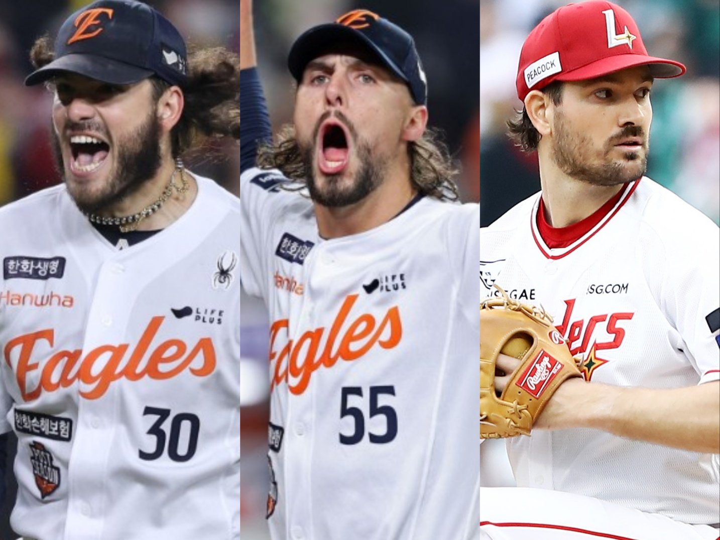토론토 코디 폰세, 휴스턴 라이언 와이스, 디트로이트 드류 앤더슨(왼쪽부터)은 2026시즌 빅리그에서 성공 신화를 이어가려 한다. 사진제공|한화 이글스·SSG 랜더스