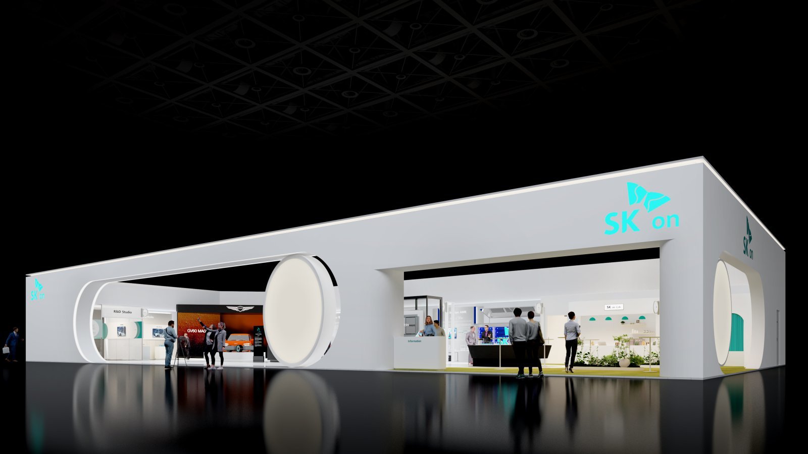 SK온 인터배터리 2026 부스 조감도 사진제공 ｜SK온