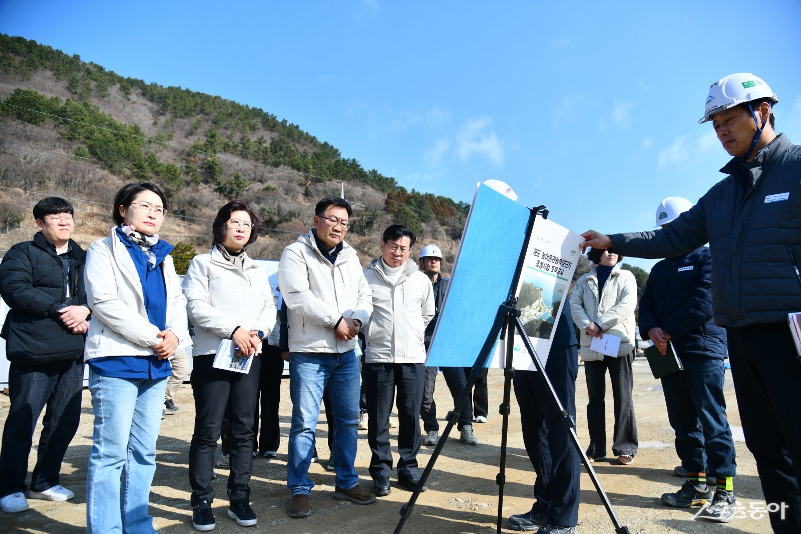 섬박람회 부행사장 현장 보고. 사진제공│여수시의회