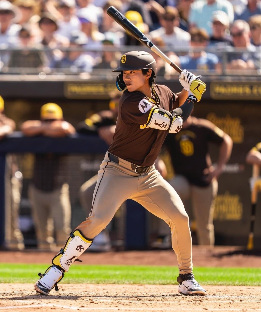 샌디에이고 송성문은 6일(한국시간) 시애틀전 옆구리 부상이 재발해 현재 휴식하고 있다. 이는 개막 로스터 경쟁에 악영향을 미칠 전망이다. 사진출처｜샌디에이고 공식 SNS