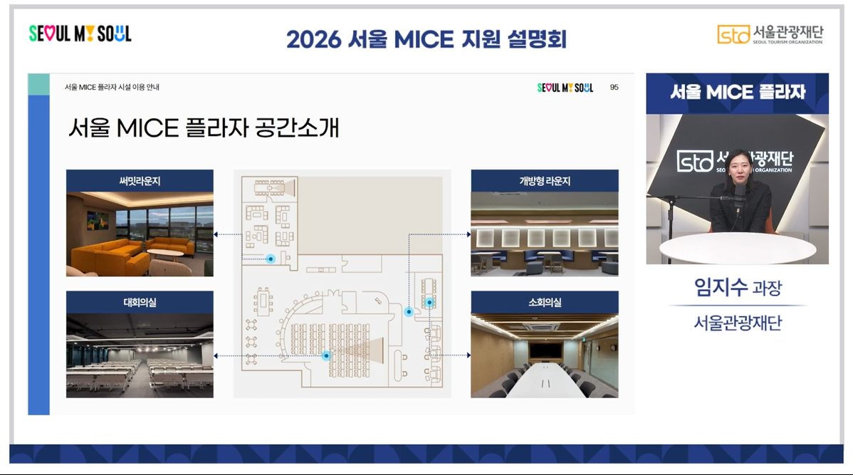 2026 서울 MICE 지원 설명회 진행 장면                     사진제공 ｜ 서울관광재단