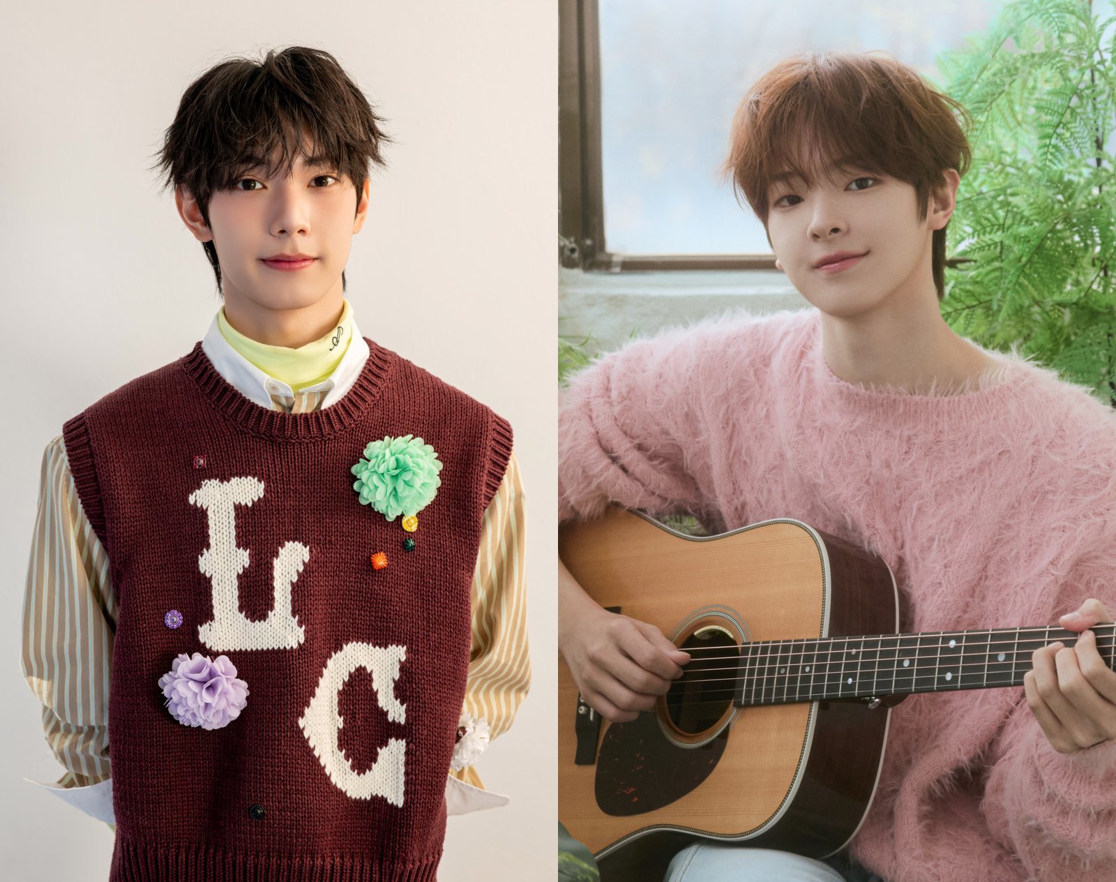 엠넷 오디션 ‘보이즈2플래닛’이 발굴해낸 ‘장외 황금주’ 최립우, 강우진이 듀오 결성을 확정지어 화제를 모으고 있다. 사진제공|FNC엔터테인먼트·웨이크원