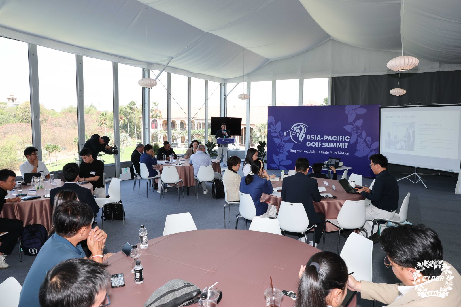 열띤 분위기 속에 열린 아시아 퍼시픽 골프 서밋 2026 모습.