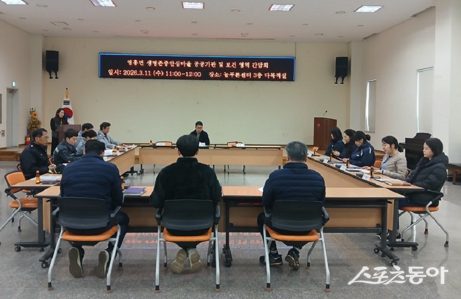 옹진군정신건강복지센터, 영흥면 생명존중안심마을 영역별 간담회를 진행했다. 사진제공|옹진군청