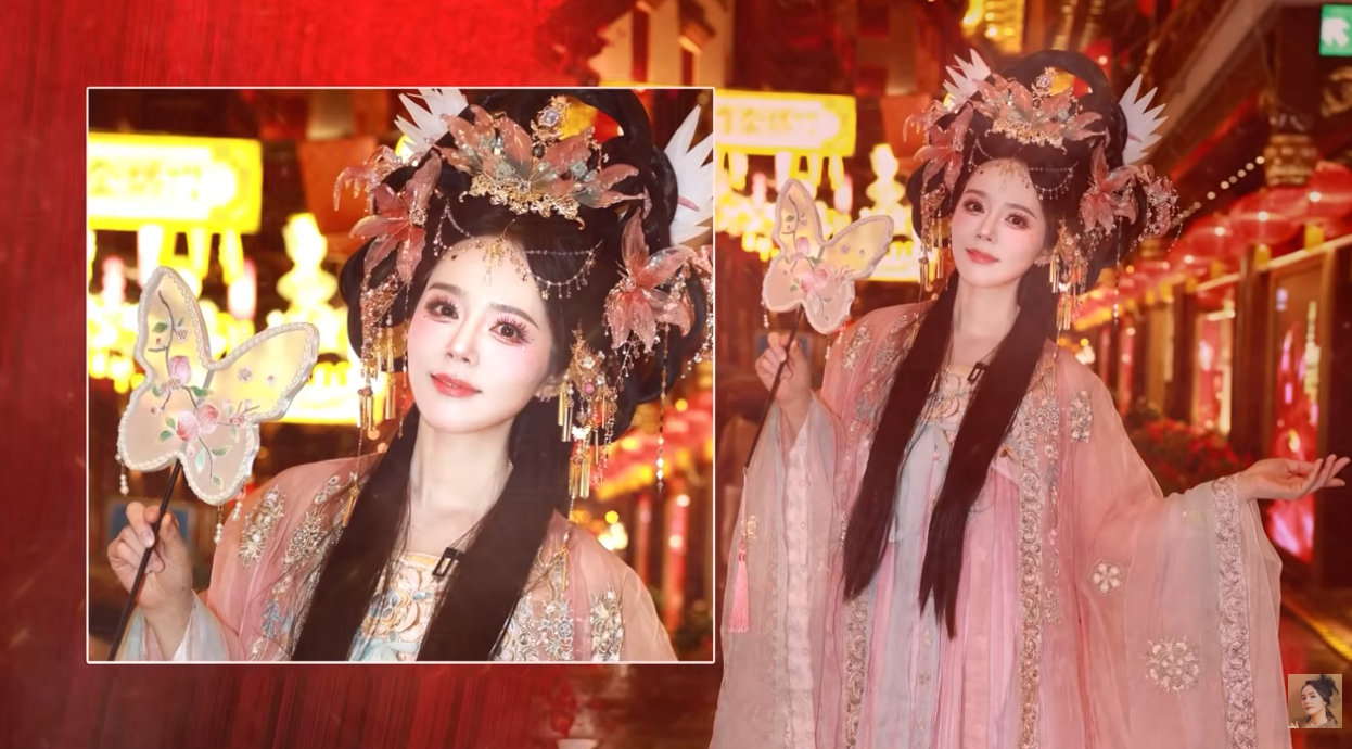 한가인, 상하이 왕홍 메이크업 도전…화려함 끝판왕 비주얼