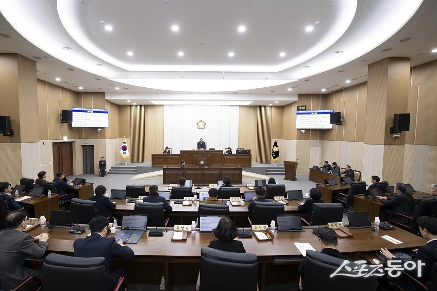 김포시의회, 본회의 전경. 사진제공|김포시의회