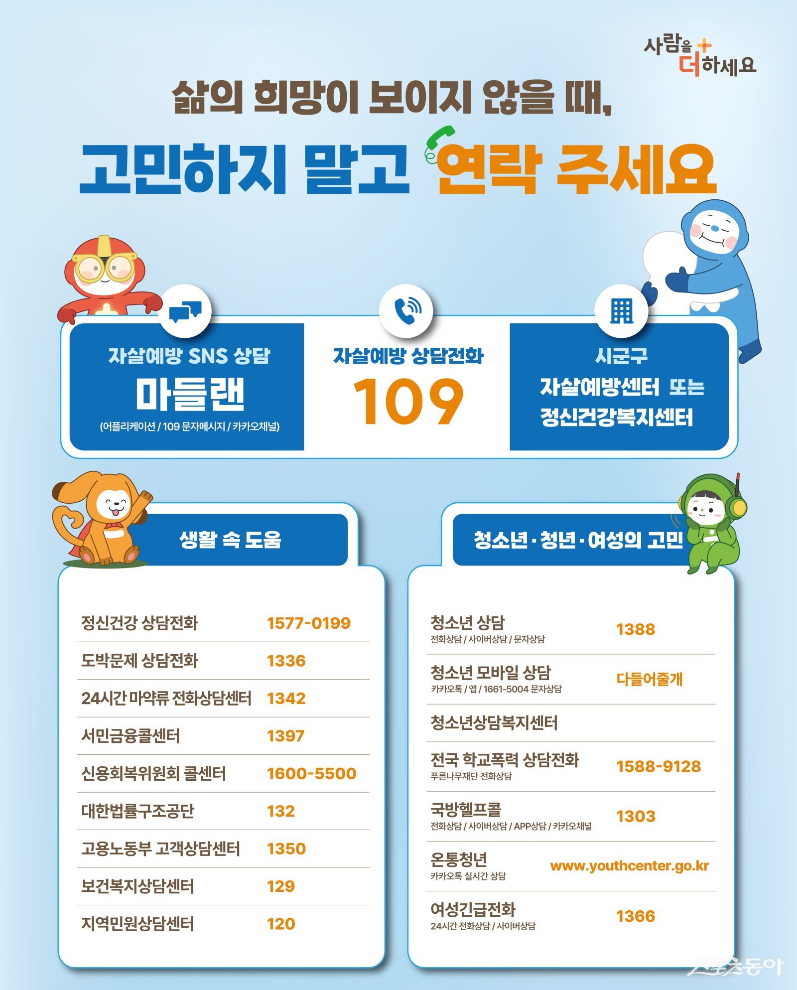 위기대응 사회서비스 웹포스터. 사진제공 I 전라남도청